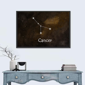 Cancer Horoscope Constellation Wall Art