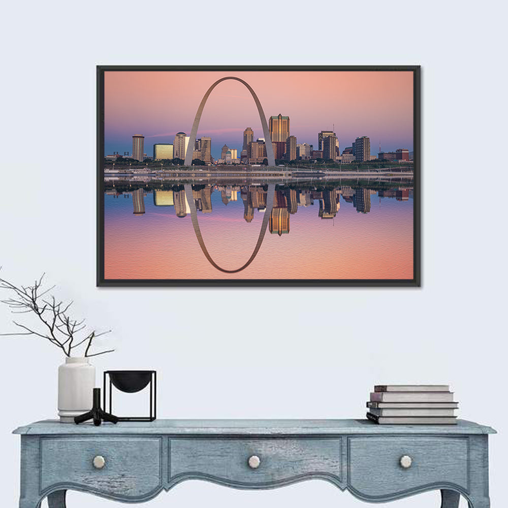 St Louis Gateway Arch Skyline Wall Art