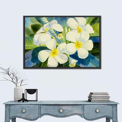 Flower Of Frangipani Artwork Wall Art