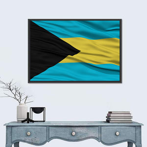 Bahamas Waving Flag Wall Art