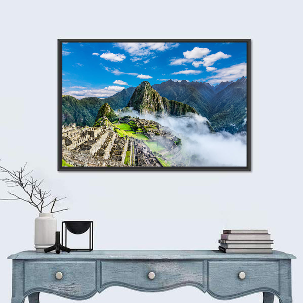 Machu Picchu Among Mountain Clouds Wall Art
