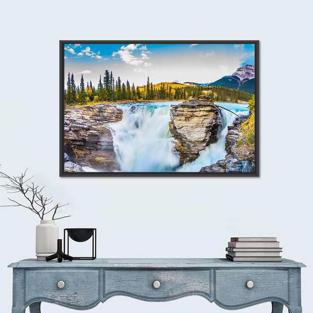 Waterfall Of Athabasca Wall Art