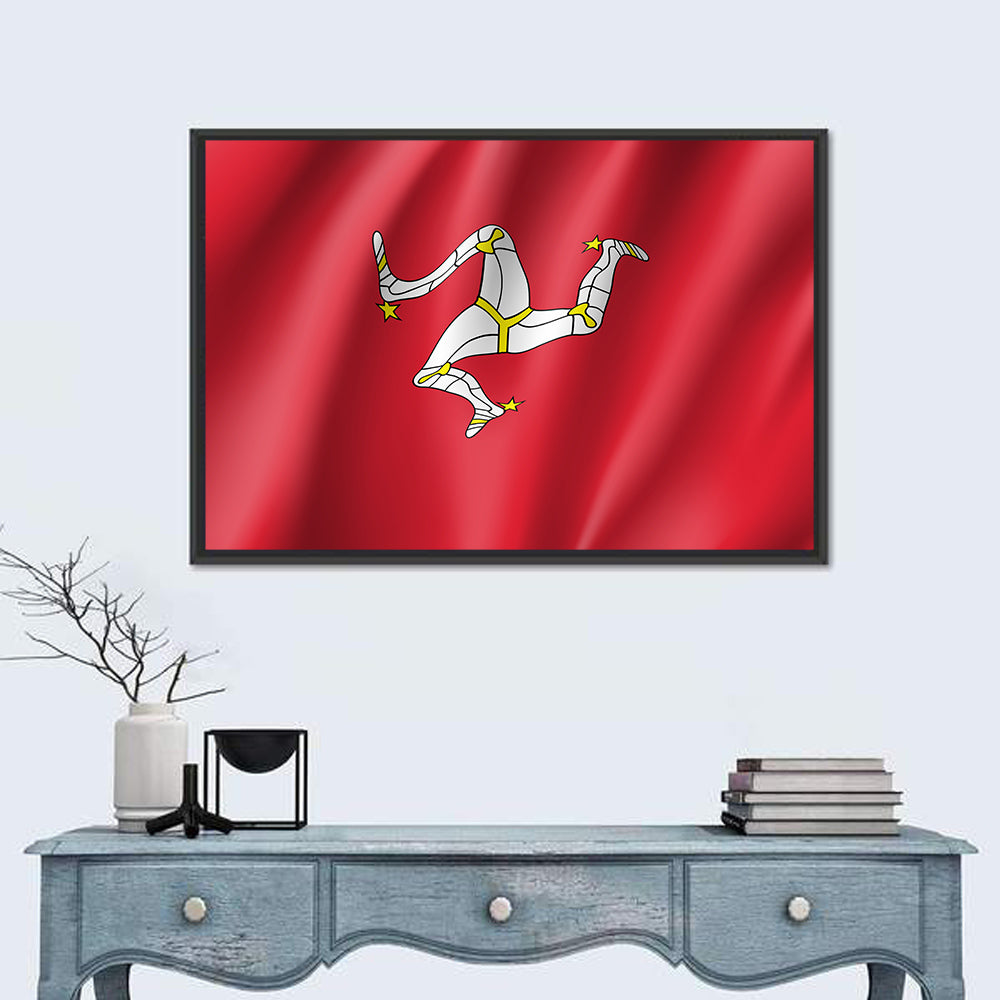 Isle of Man Flag Emblem Wall Art