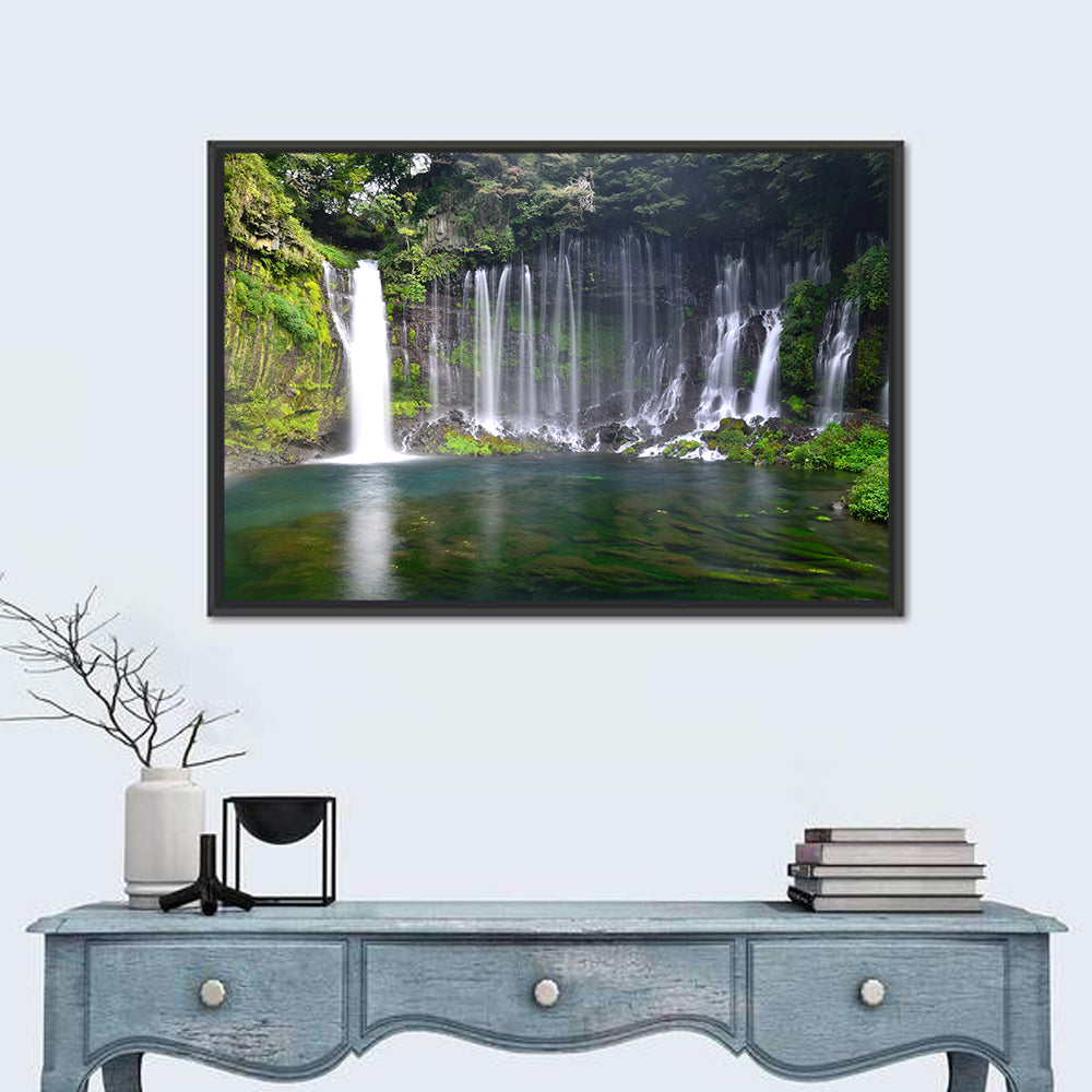 Shiraito Falls Wall Art in a room, landscape