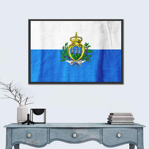 San Marino National Flag Wall Art