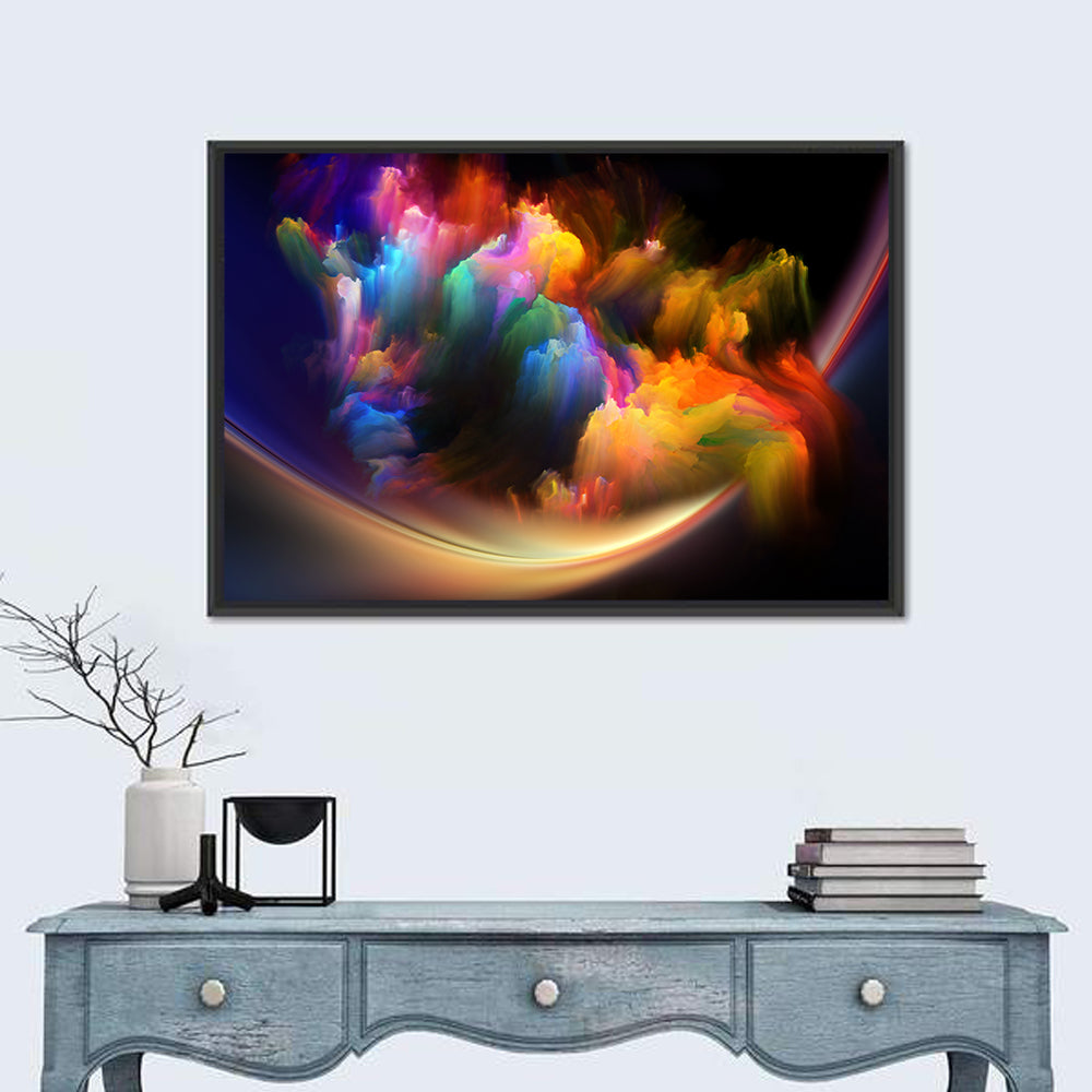 Fractal Music Nebula Wall Art