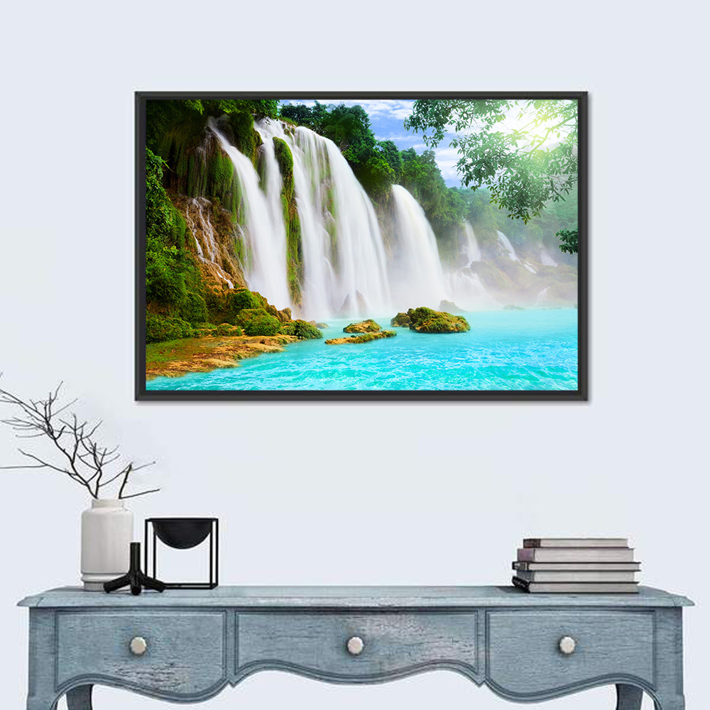 Ban Gioc-detian Falls, Trung Khanh Wall Art in a room, landscape
