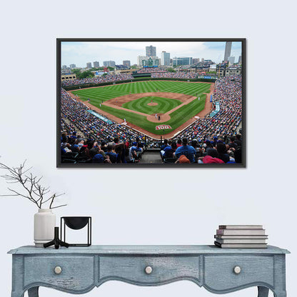 Crowds At Chicago Cubs Game Wall Art