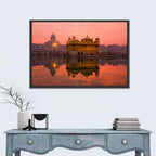 Golden Temple at Sunset, Amritsar Wall Art