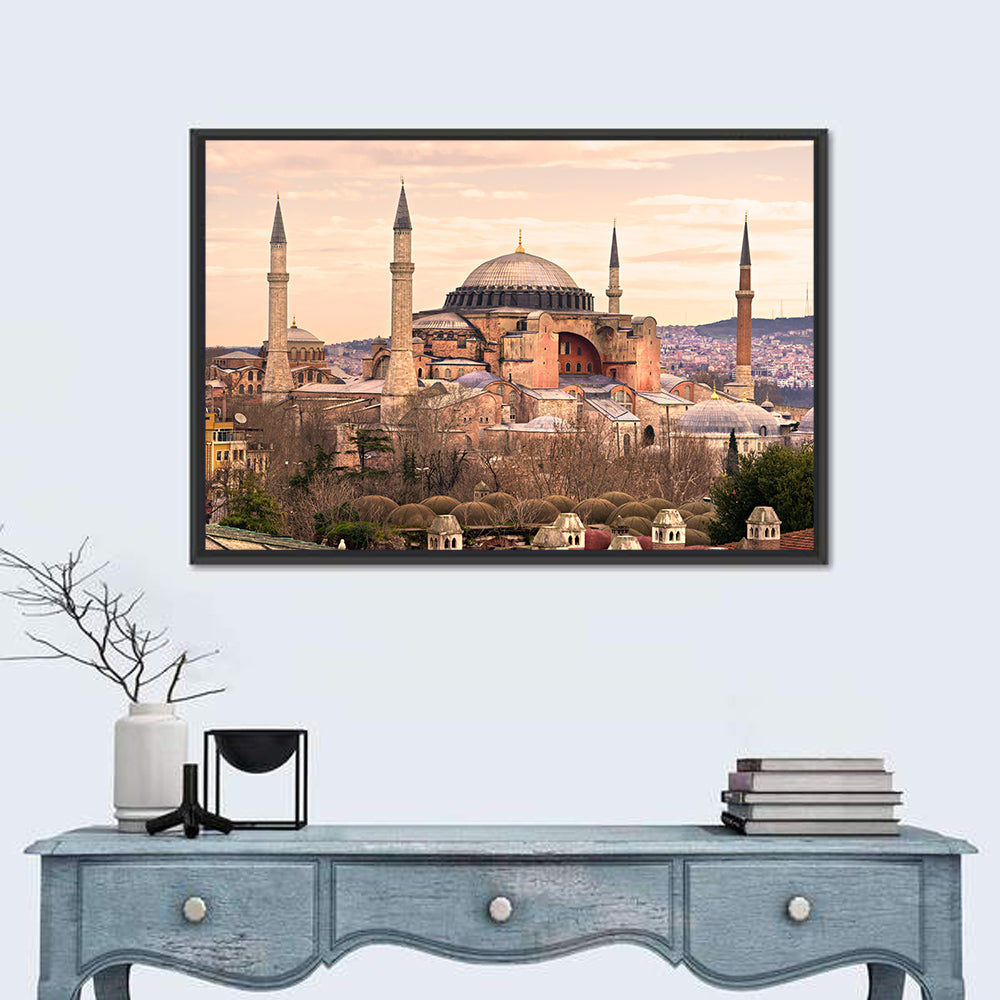 Hagia Sophia Dome and Minarets Wall Art