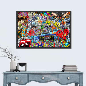Music Collage Wall Art