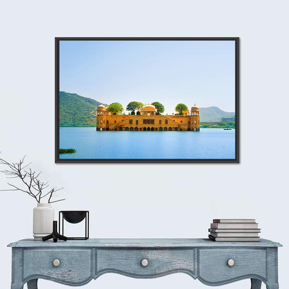 Jal Mahal, Jaipur Wall Art in a room, landscape