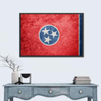 Tennessee State Flag Wall Art