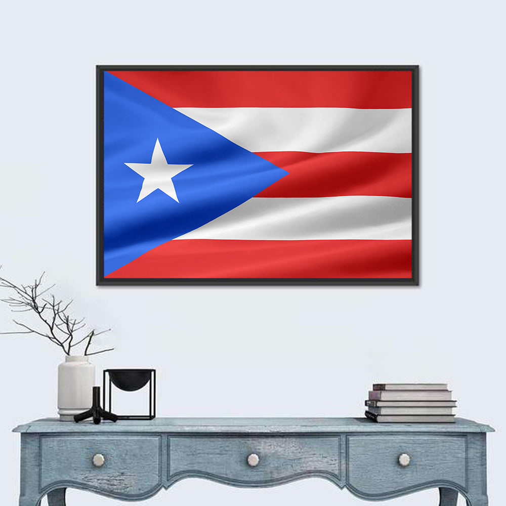 Flag of Puerto Rico Wall Art