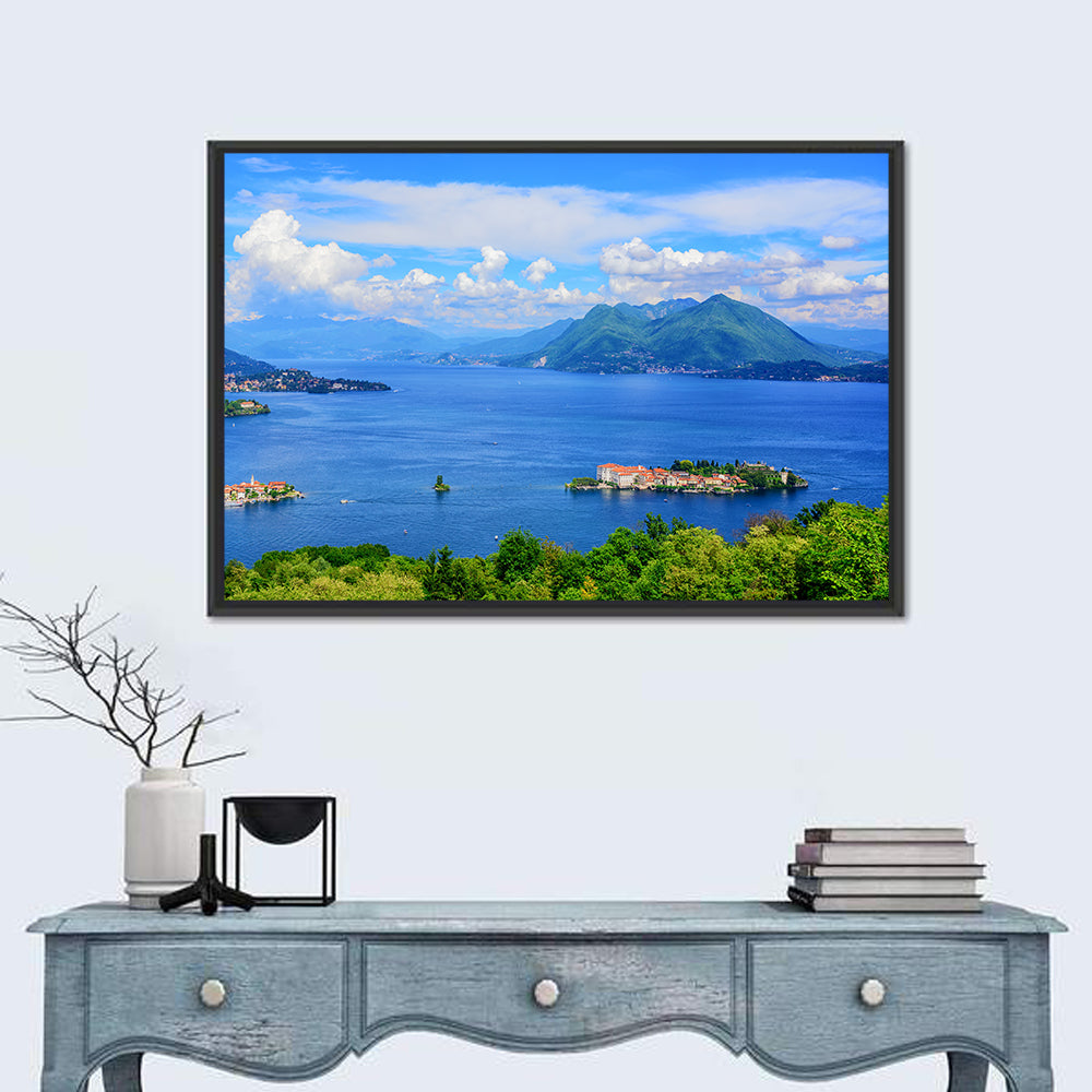 Isola Bella on Lago Maggiore Wall Art in a room, landscape
