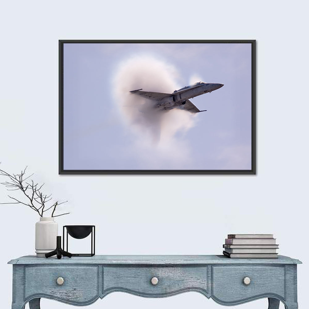 Sonic Pressure Waves From Aircraft Wall Art