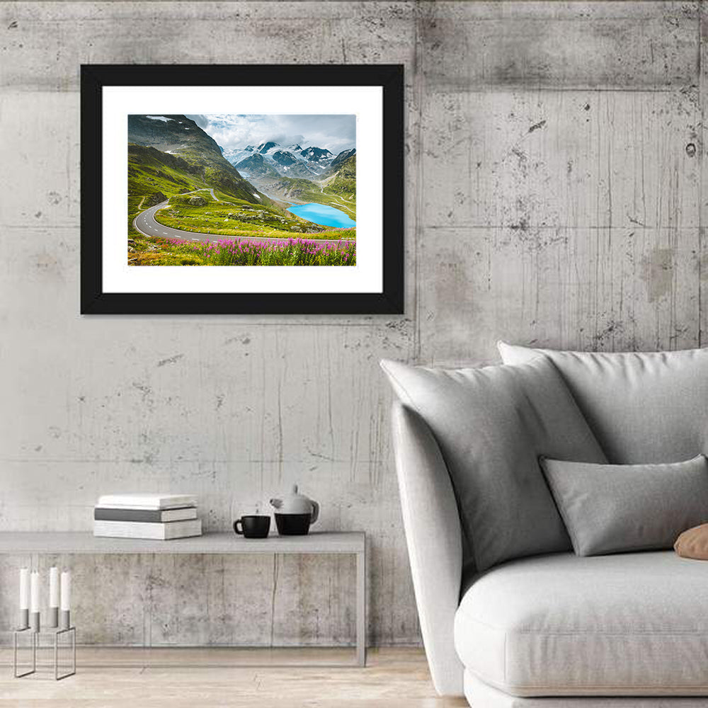 Winding Road Through the Swiss Alps Wall Art
