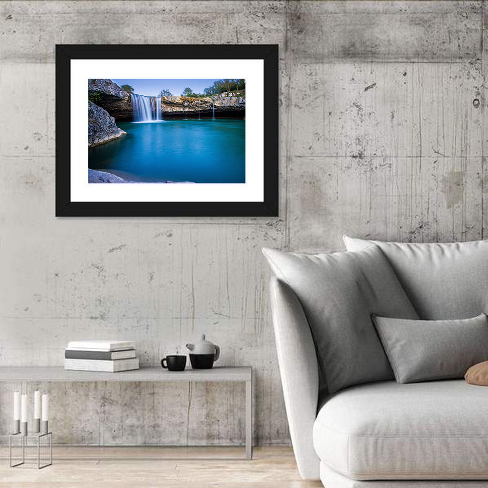 Zarecki Krov Waterfall, Croatia Wall Art in a room, landscape
