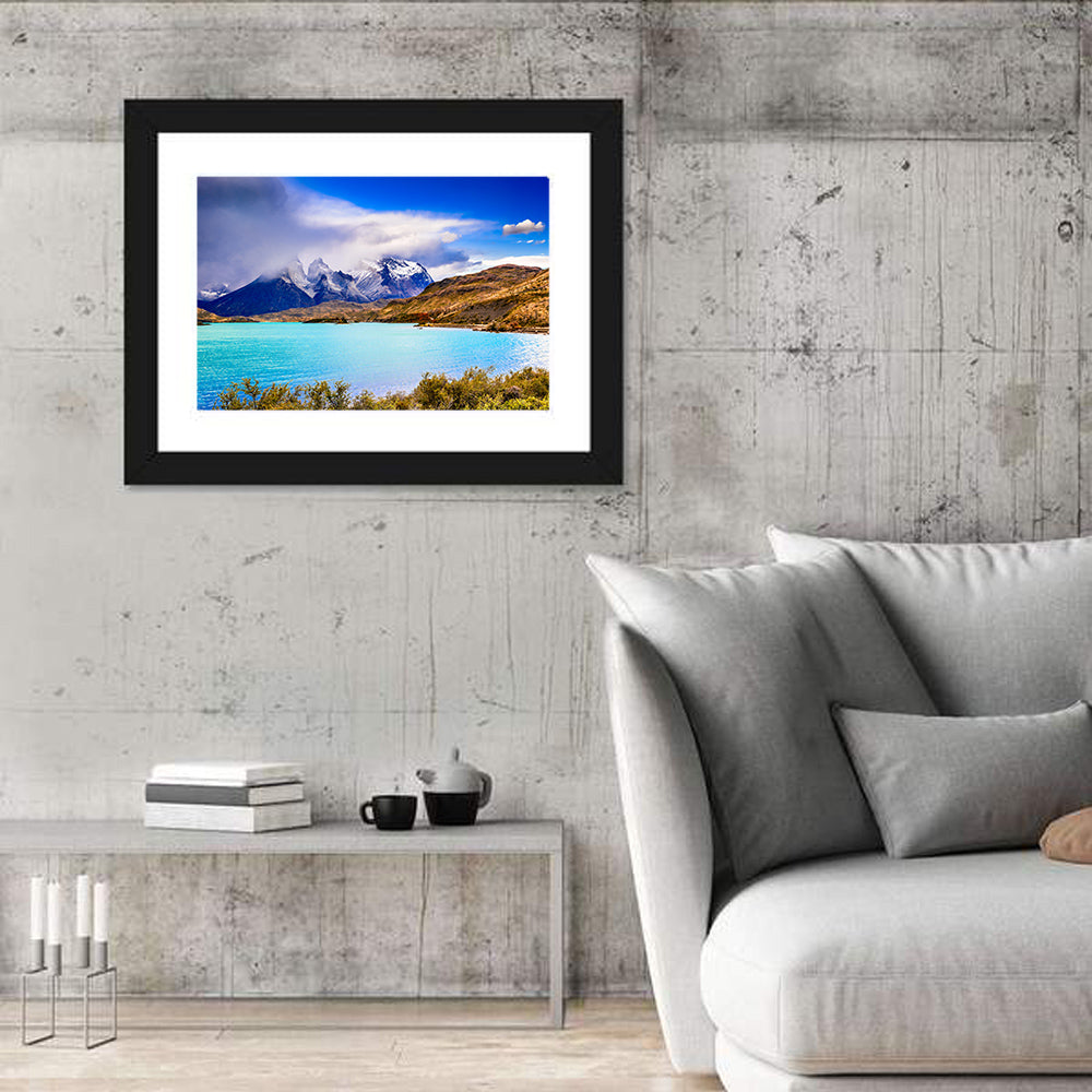 Torres Del Paine Mountain Lake Wall Art