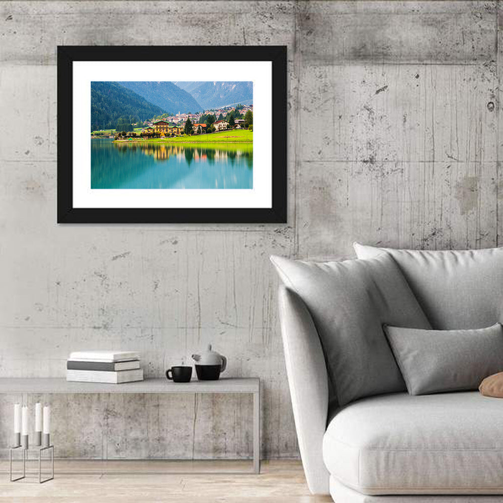 Lake Auronzo Reflection Wall Art