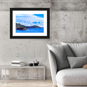 Paleokastrica Coastline In Corfu Wall Art