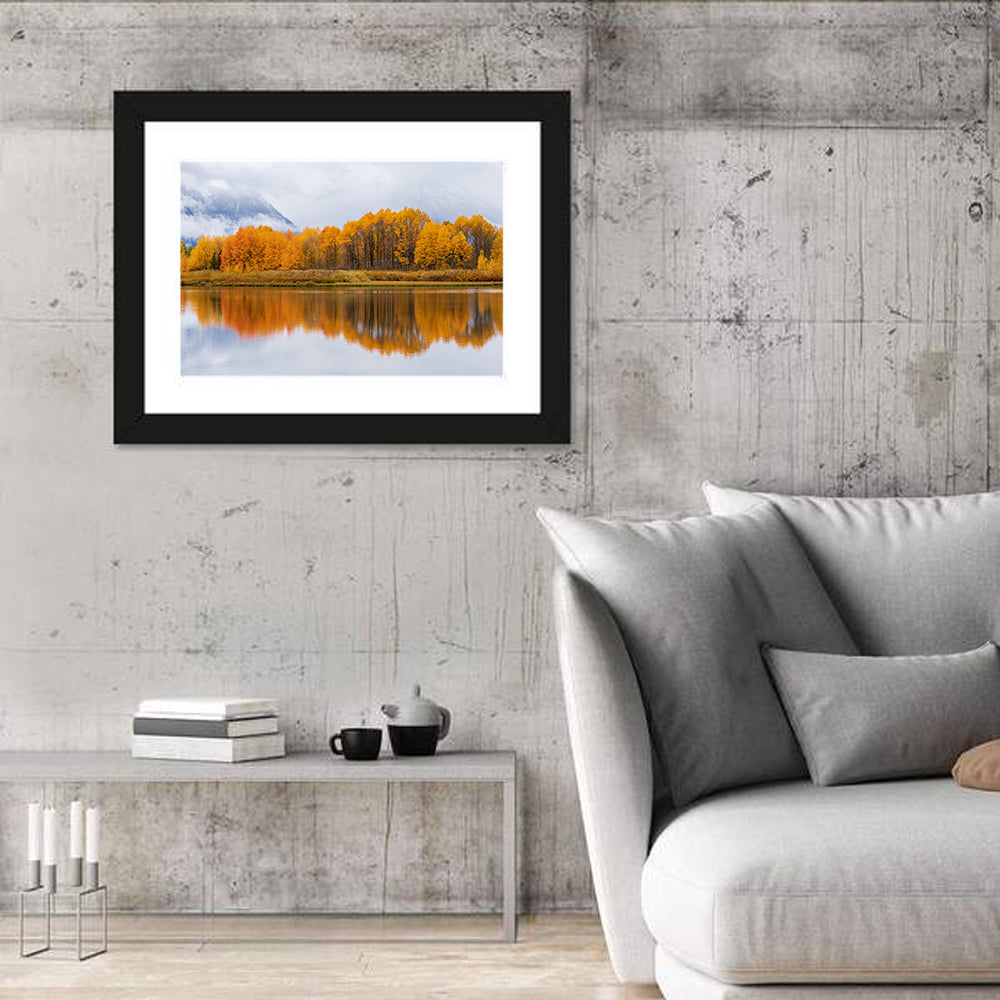 Grand Teton In Autumn Wall Art