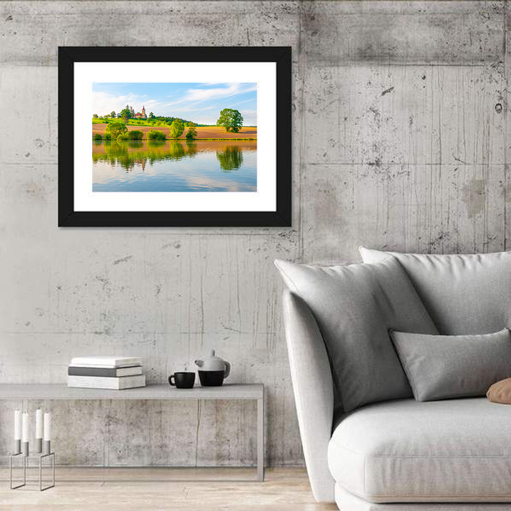 St Peter and Paul Church, Czech Republic Wall Art in a room, landscape