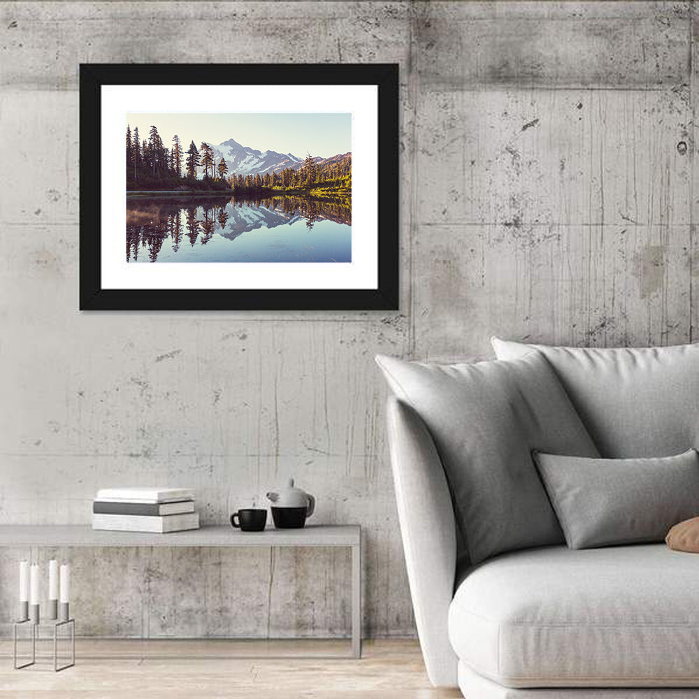 Mount Shuksan, Washington Wall Art in a room, landscape