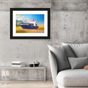 International Cargo Ship Wall Art