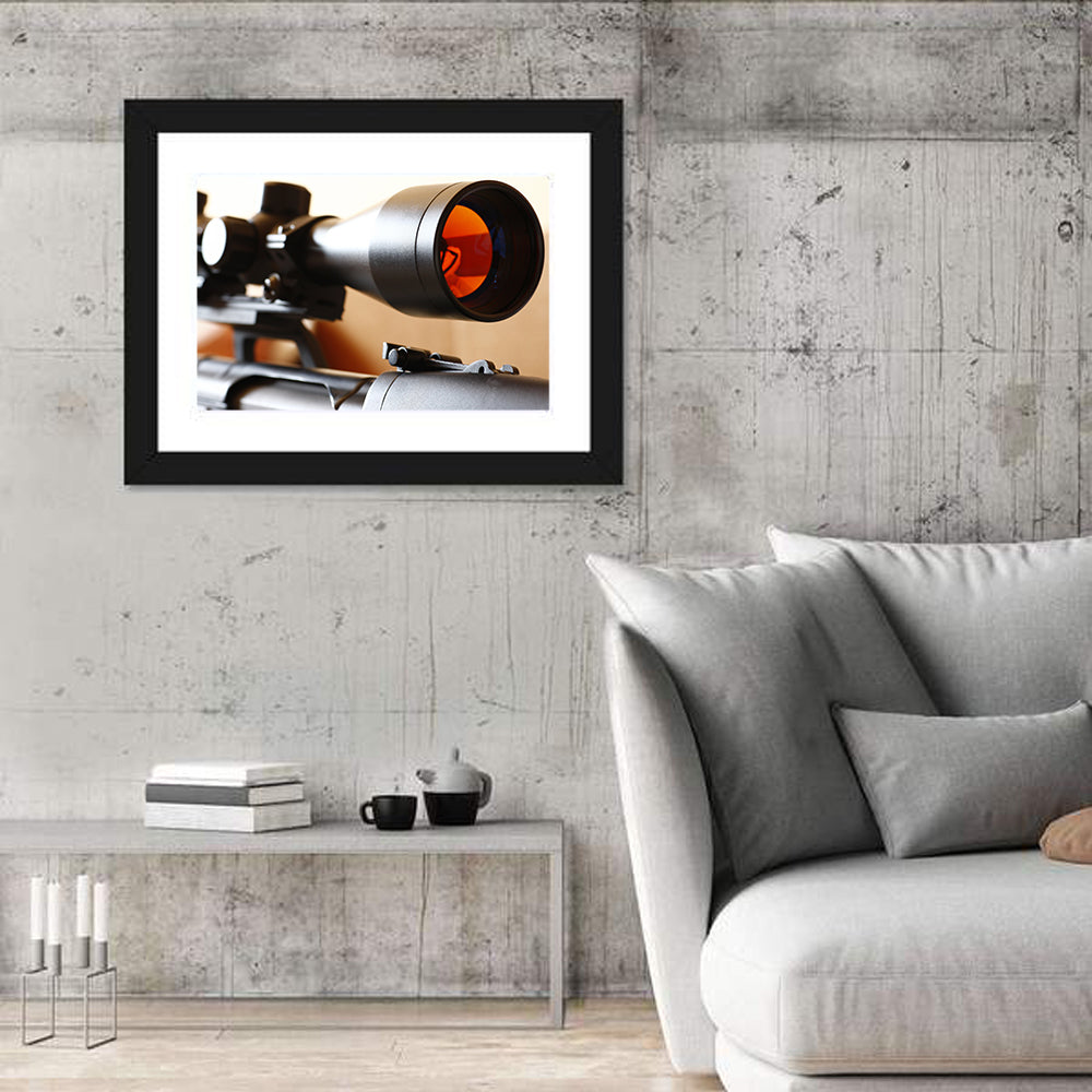 Sniper Scope Close Up Wall Art
