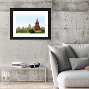 Ancient Pagodas In Bagan Myanmar Wall Art