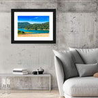 Lokvarsko Lake Turquoise Shoreline Wall Art