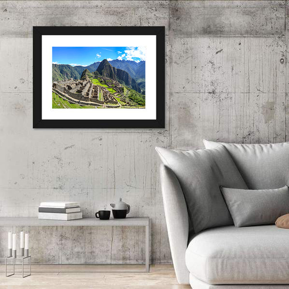 Machu Picchu in the Andes Wall Art
