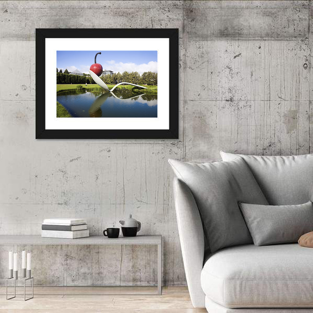 Spoonbridge and Cherry, Minneapolis Wall Art in a room, landscape
