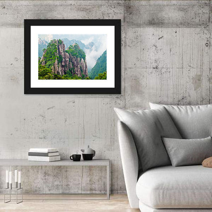 Mountains Huangshan In China Wall Art