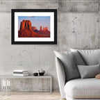 Monument Valley Mesa at Golden Hour Wall Art