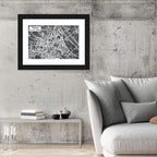 Vienna Street Map Wall Art