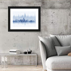 Abstract Skyscraper Reflection Wall Art