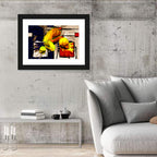 Poppy Grid Oil Painting Wall Art