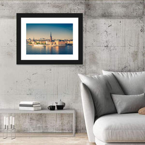 Riddarholm Church & District Cityscape Wall Art