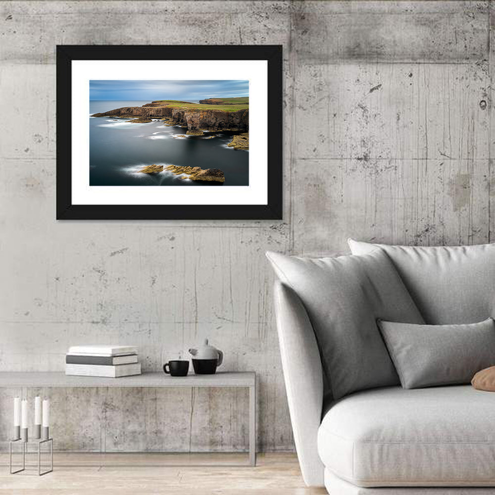 Yesnaby Cliffs, Scotland Wall Art in a room, landscape