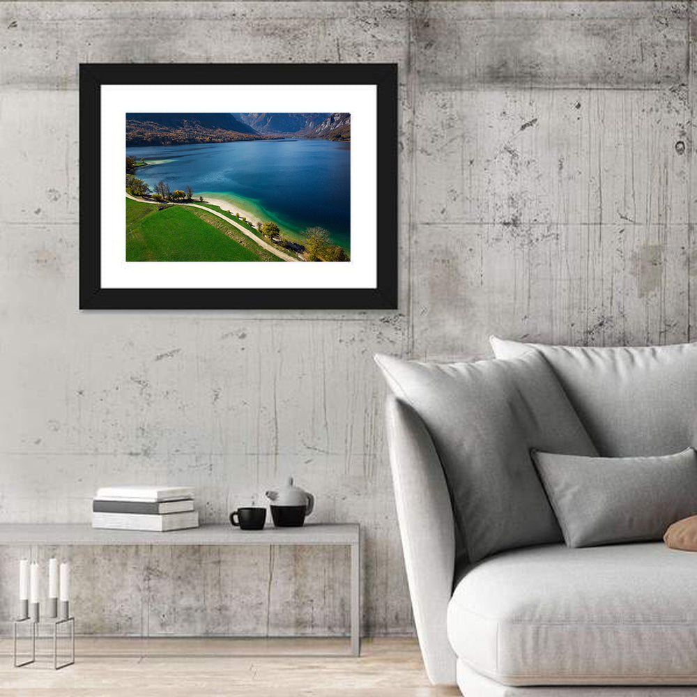 Bohinj Lake Shoreline Wall Art