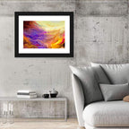 Radiant Sunburst Abstract Wall Art