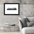 Karachi Skyline Silhouette Wall Art