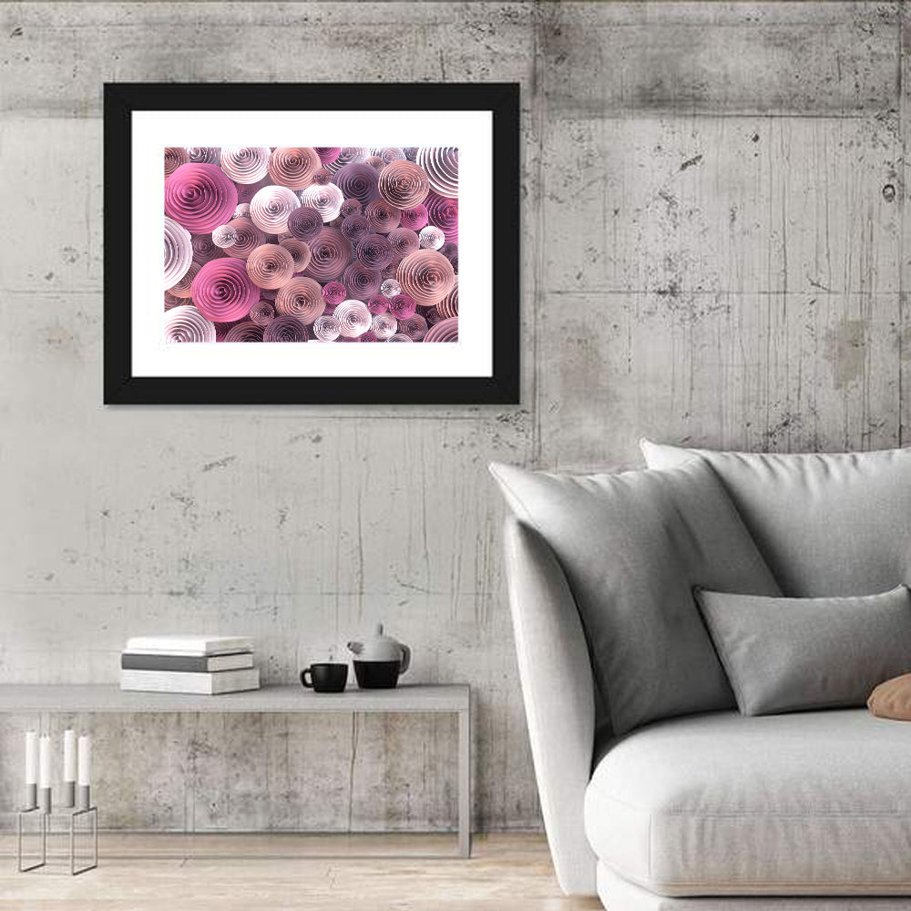 Quilled Paper Roses Wall Art