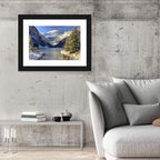 Lake Louise Snowy Shoreline Wall Art