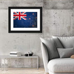 Vintage New Zealand Flag Wall Art