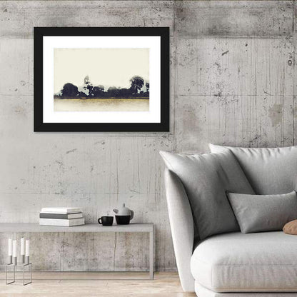 Watercolor Field Illustration I Wall Art