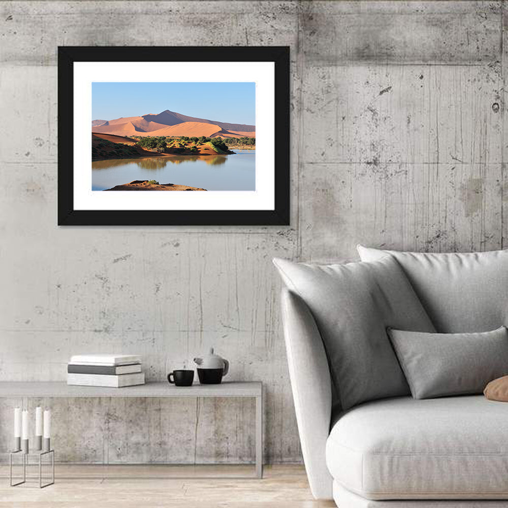 Flooded Sossusvlei Reflection Wall Art