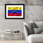 Venezuelan Flag with Stars Wall Art